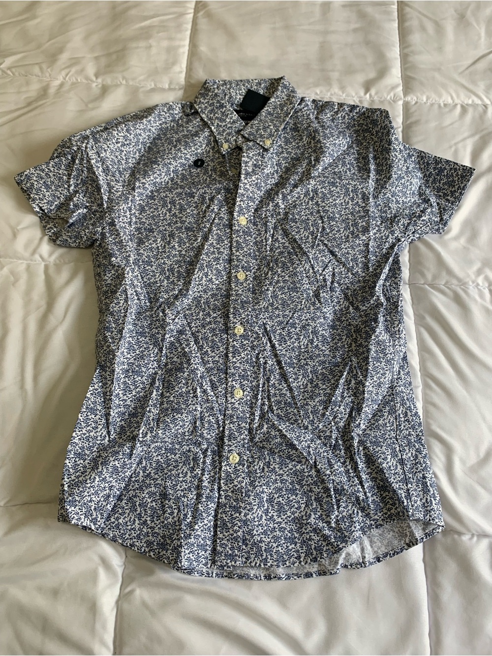 New Abercrombie and Fitch Super Slim Button Up Shirt Size S